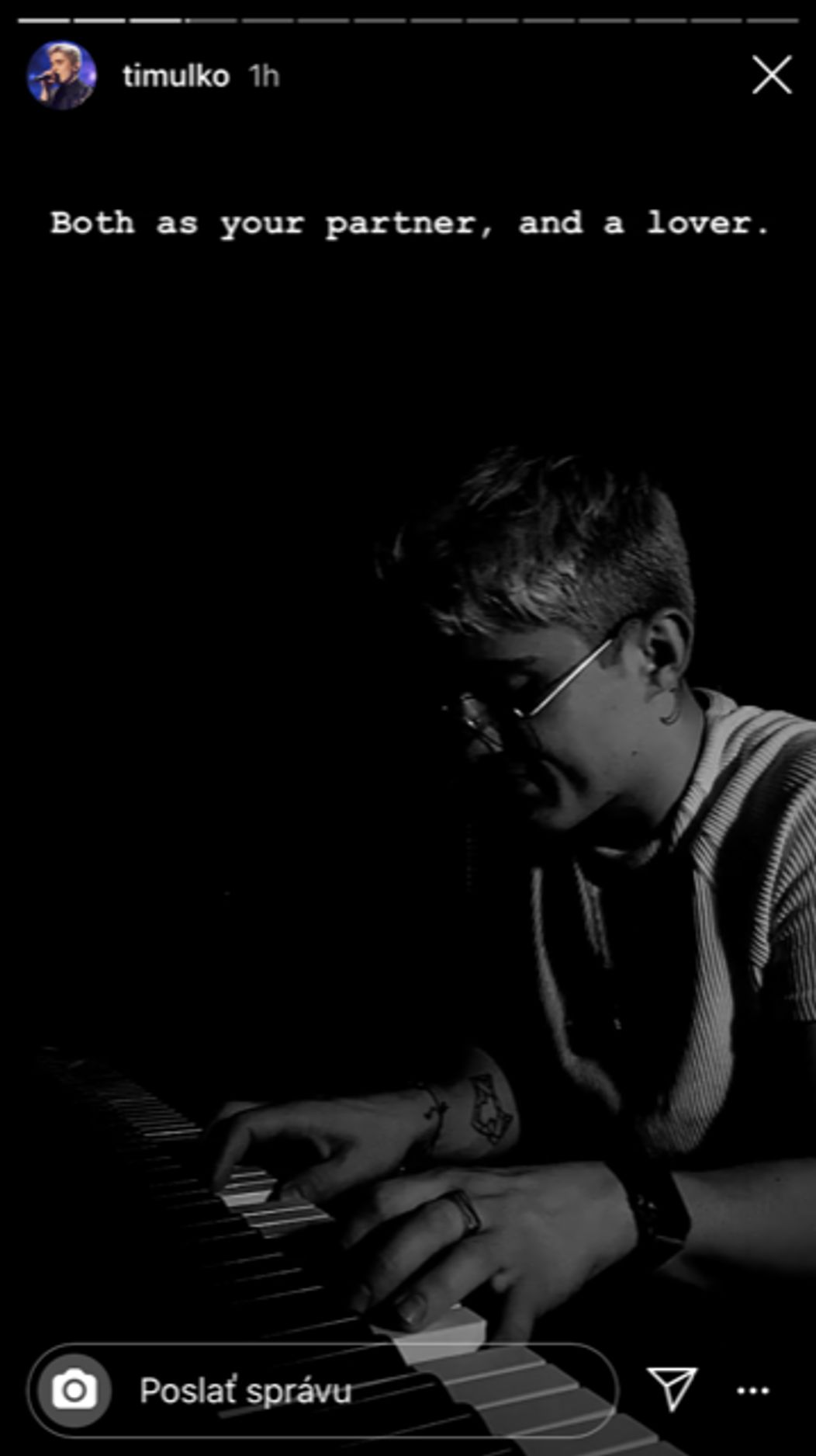 Timotej zahral bývalej láske obľúbenúpieseň a pripojil nádherné vyznanie.