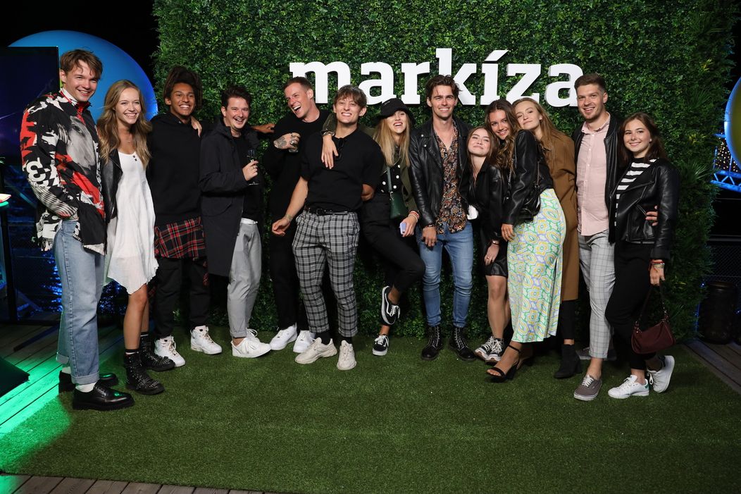 Herci z Pána profesora na markizáckej media párty