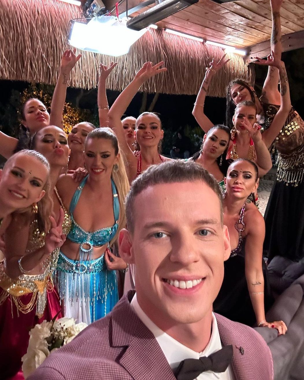 Krištof nemohol chýbať ani počas orientálneho večera.