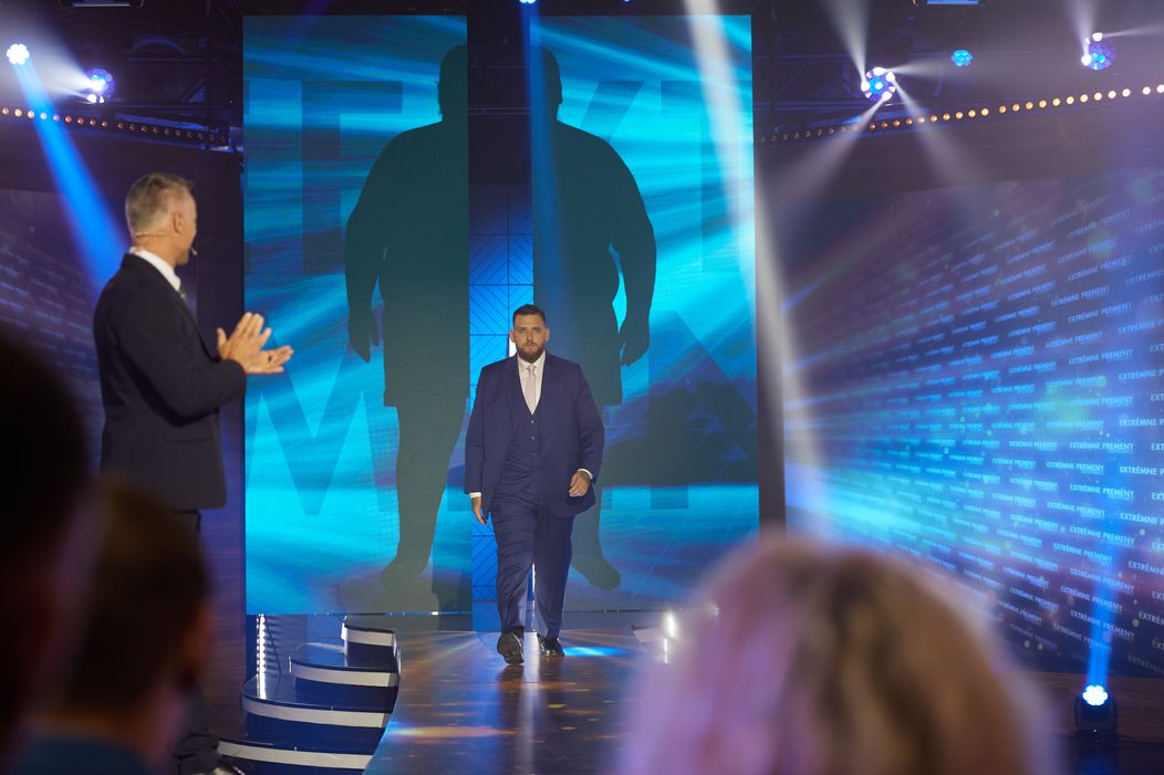 Marián Petický na galavečere Extrémnych premien.
