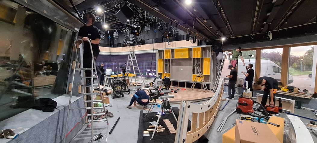 Takto prebiehala premena v štúdiu Telerána