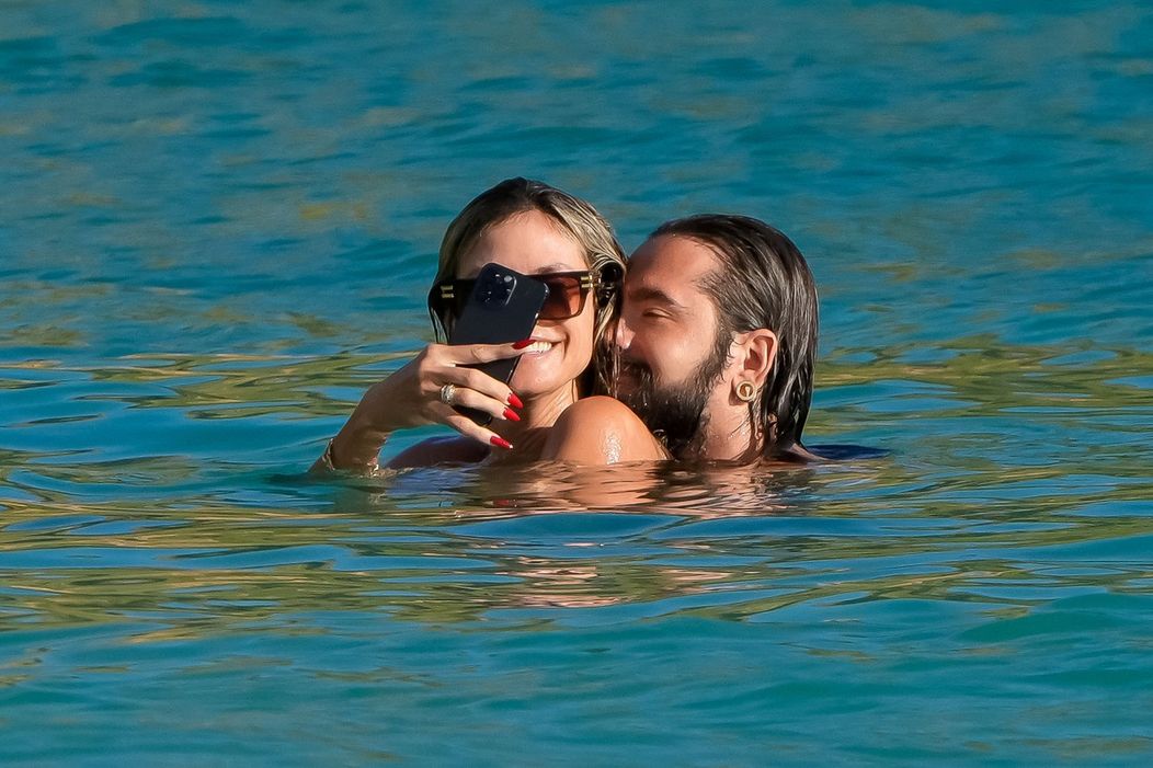 Heidi Klum hore bez na dovolenke