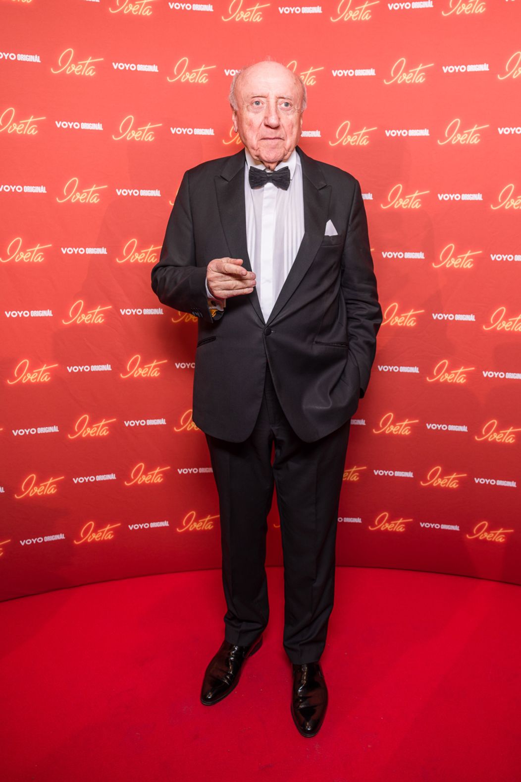Félix Slováček na premiére druhej série Voyo Originálu Iveta