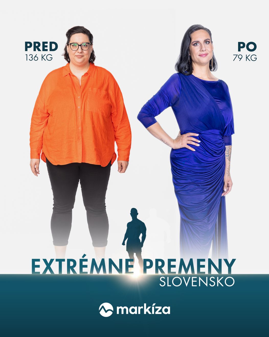 Karina Šafrániková v šou Extrémne premeny Slovensko: Druhá šanca na život (Pred a Po)