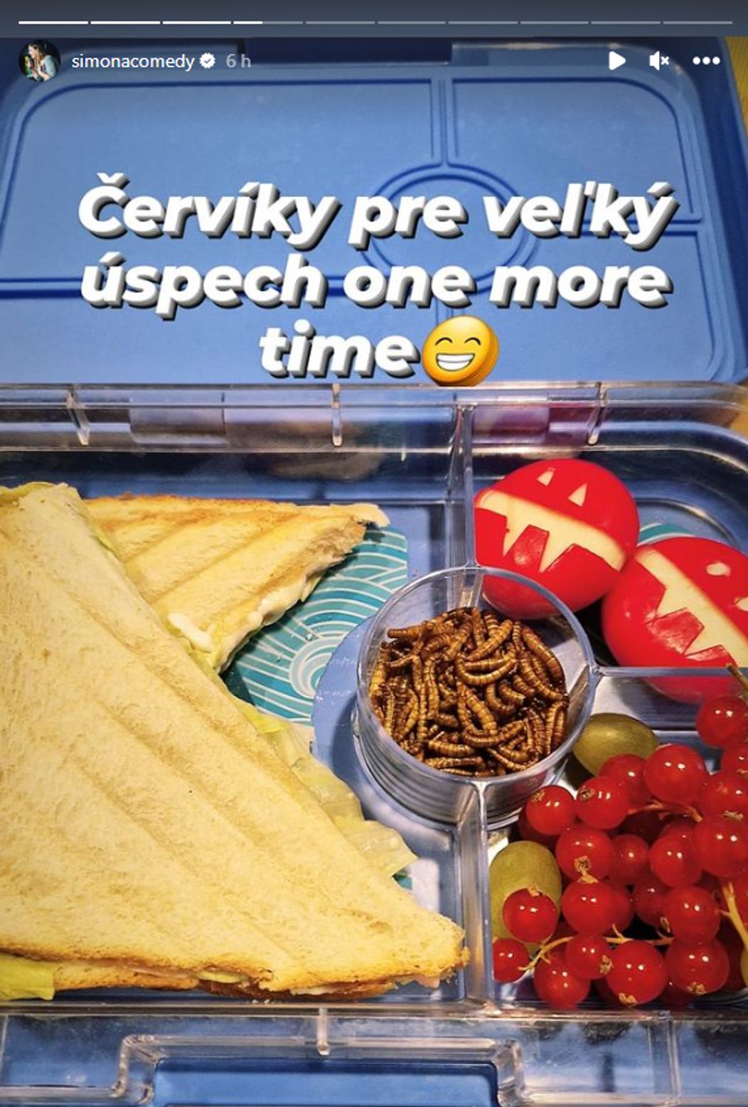 Simona Salátová pripravuje synovi bláznivé desiate. Nechýbali aj červíky.