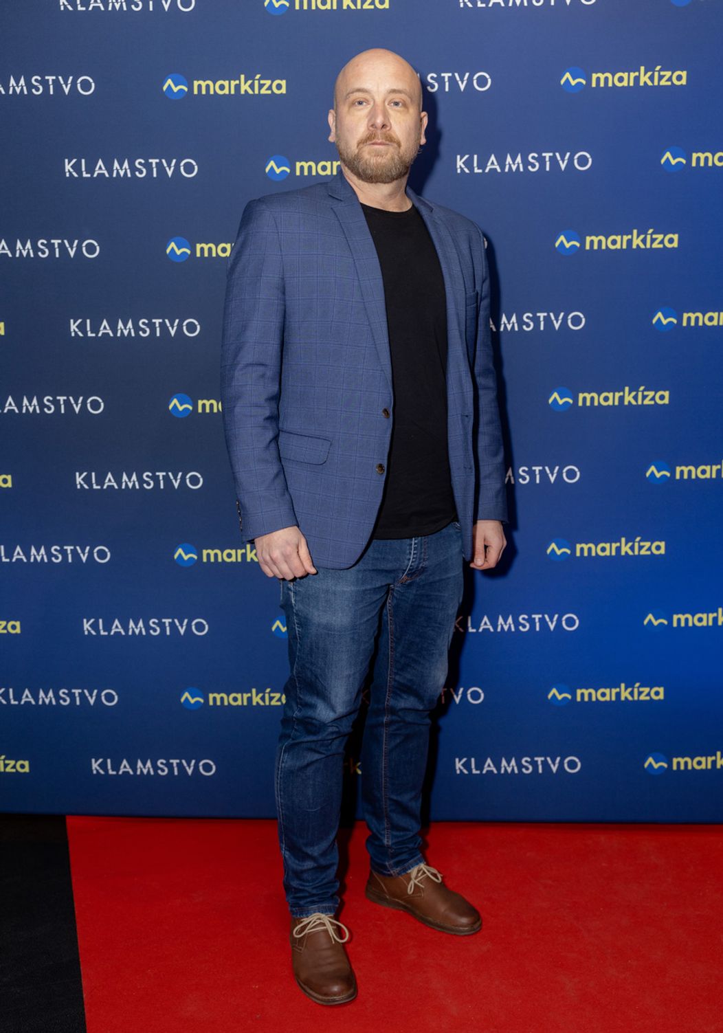 Michal Vidan na premiére seriálu Klamstvo
