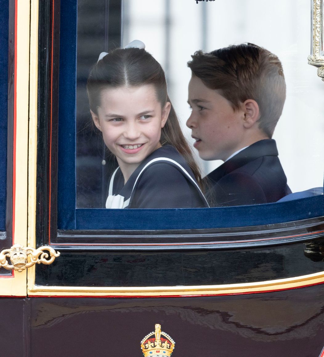 Princ George na oslavách narodenín kráľa Karola III.