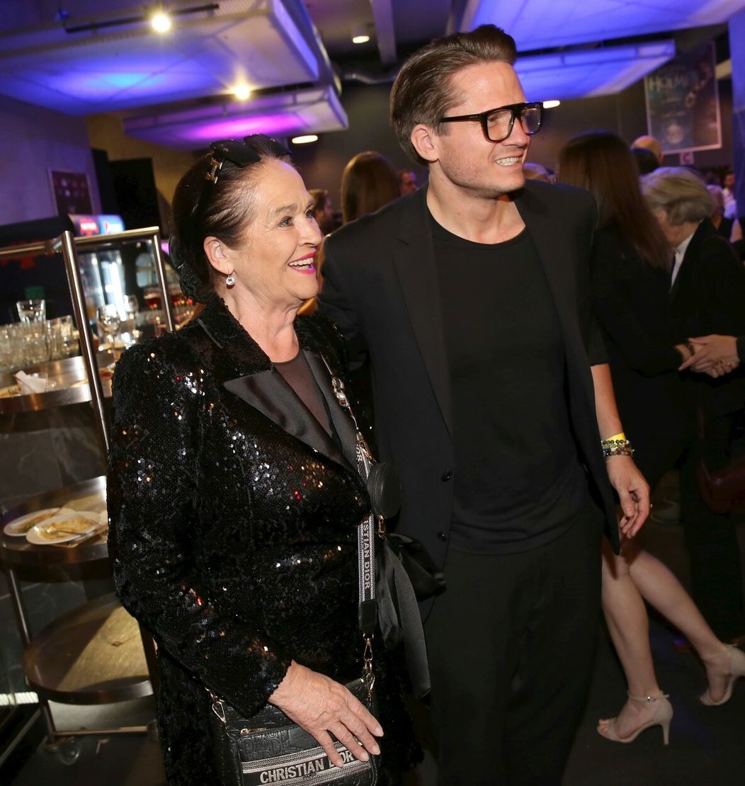 Ondřej Gregor Brzobohatý s mamou Hanou Gregorovou.