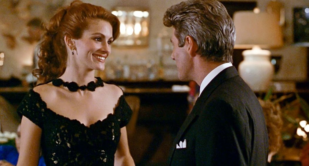 Julia Roberts a Richard Gere vo filme Pretty Woman.