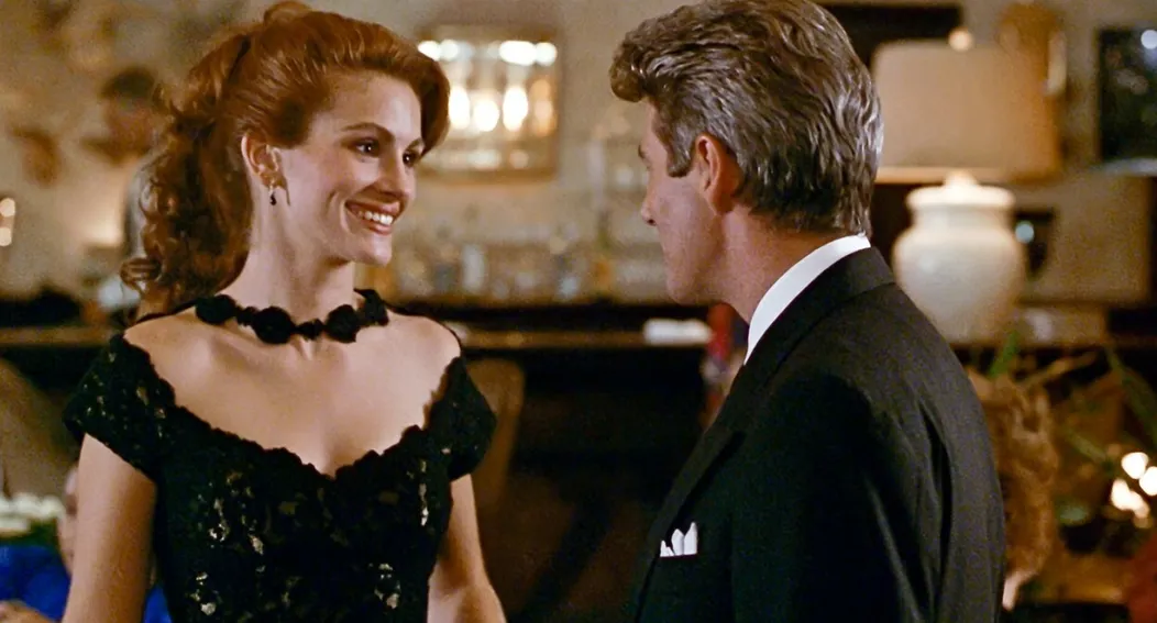 Julia Roberts a Richard Gere vo filme Pretty Woman.
