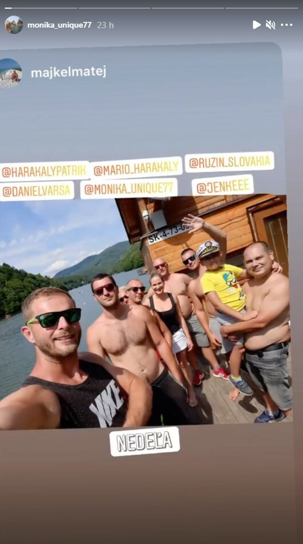 Michal predstavil Moniku aj priateľom