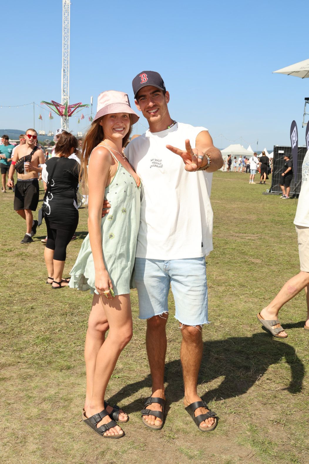 Manželia Bardyovci na festivale Grape