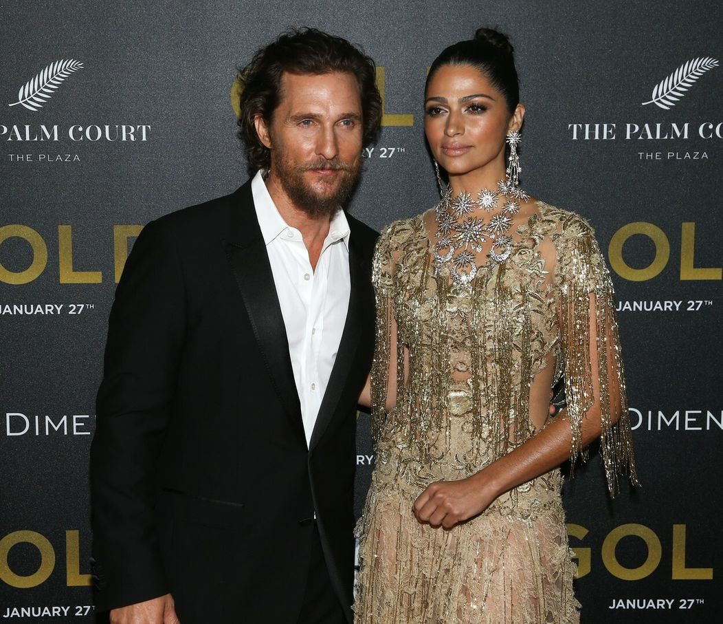 Matthew McConaughey s manželkou Camilou Alves.