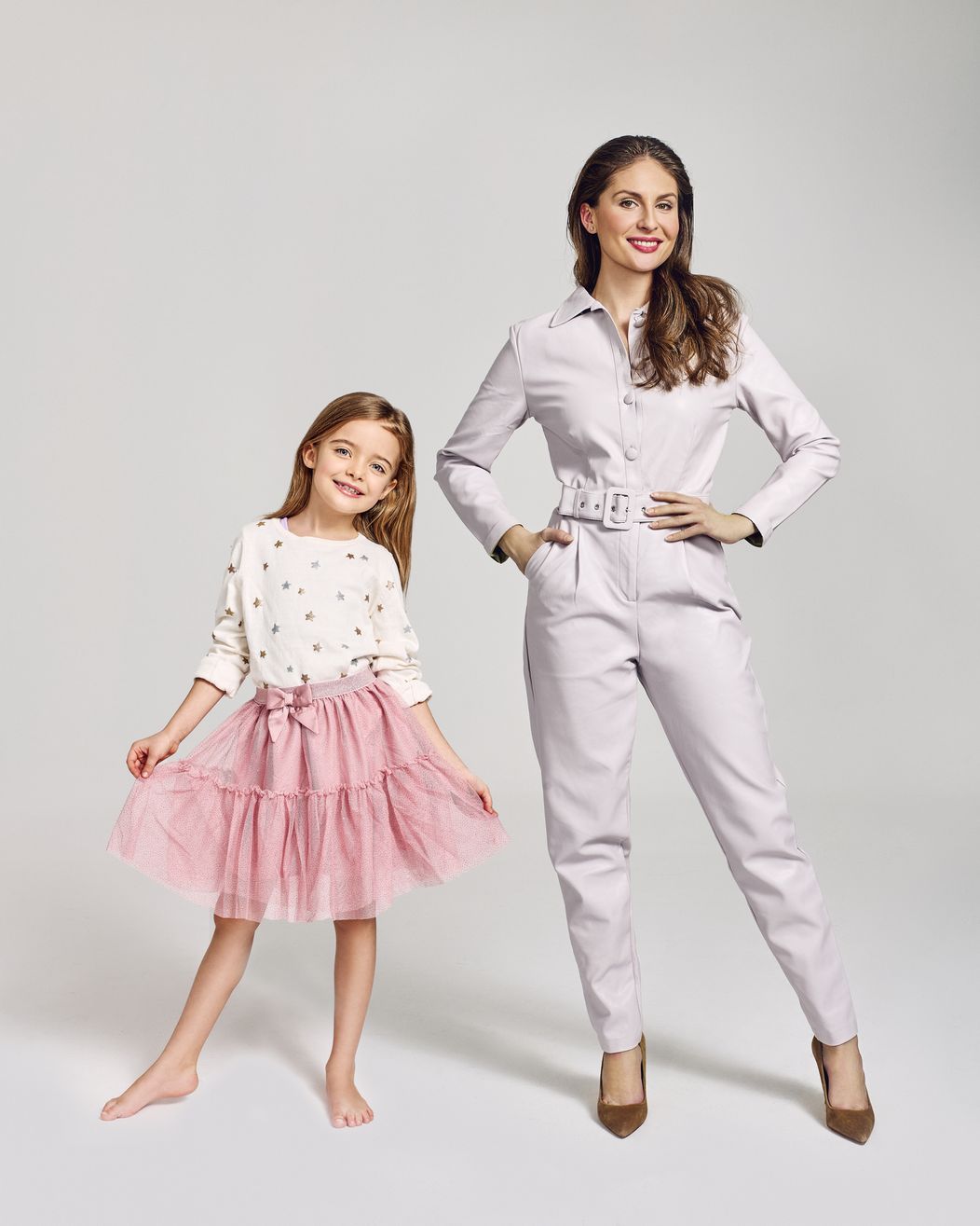 Anna Valentína Vanková so seriálovou mamou Alžbetou Bartošovou.