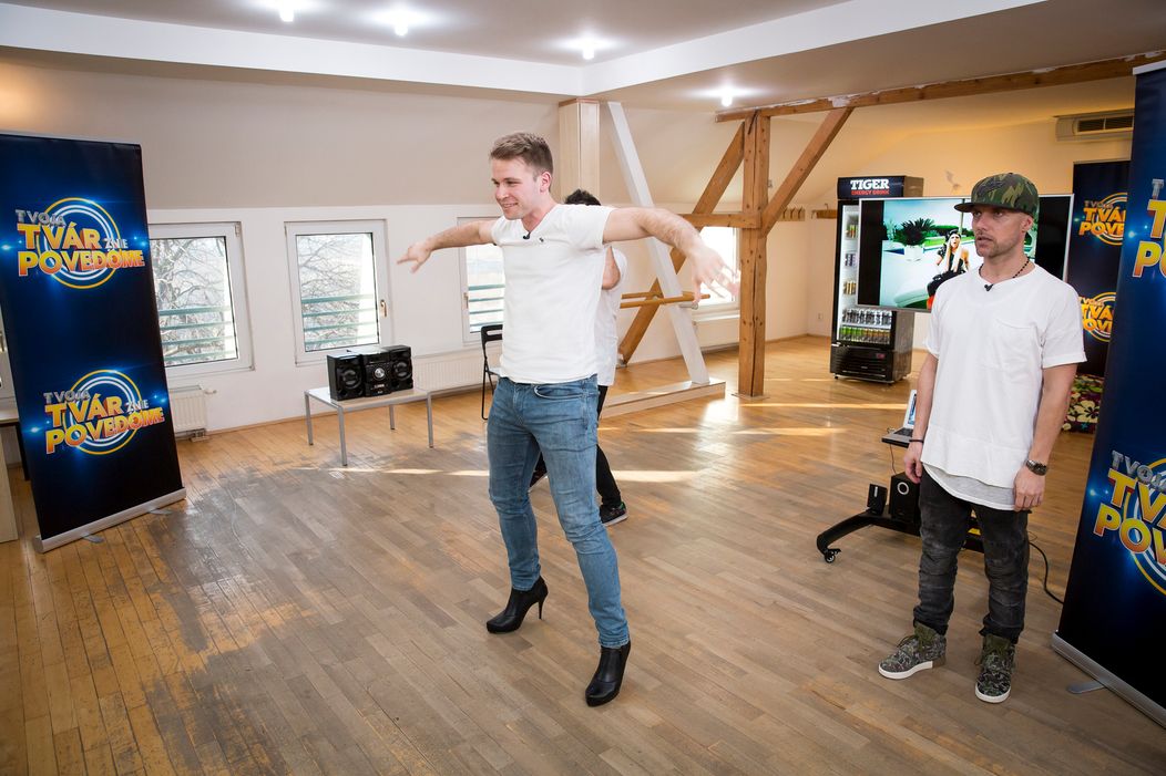 Tomáš Bezdeda počas skúšky
