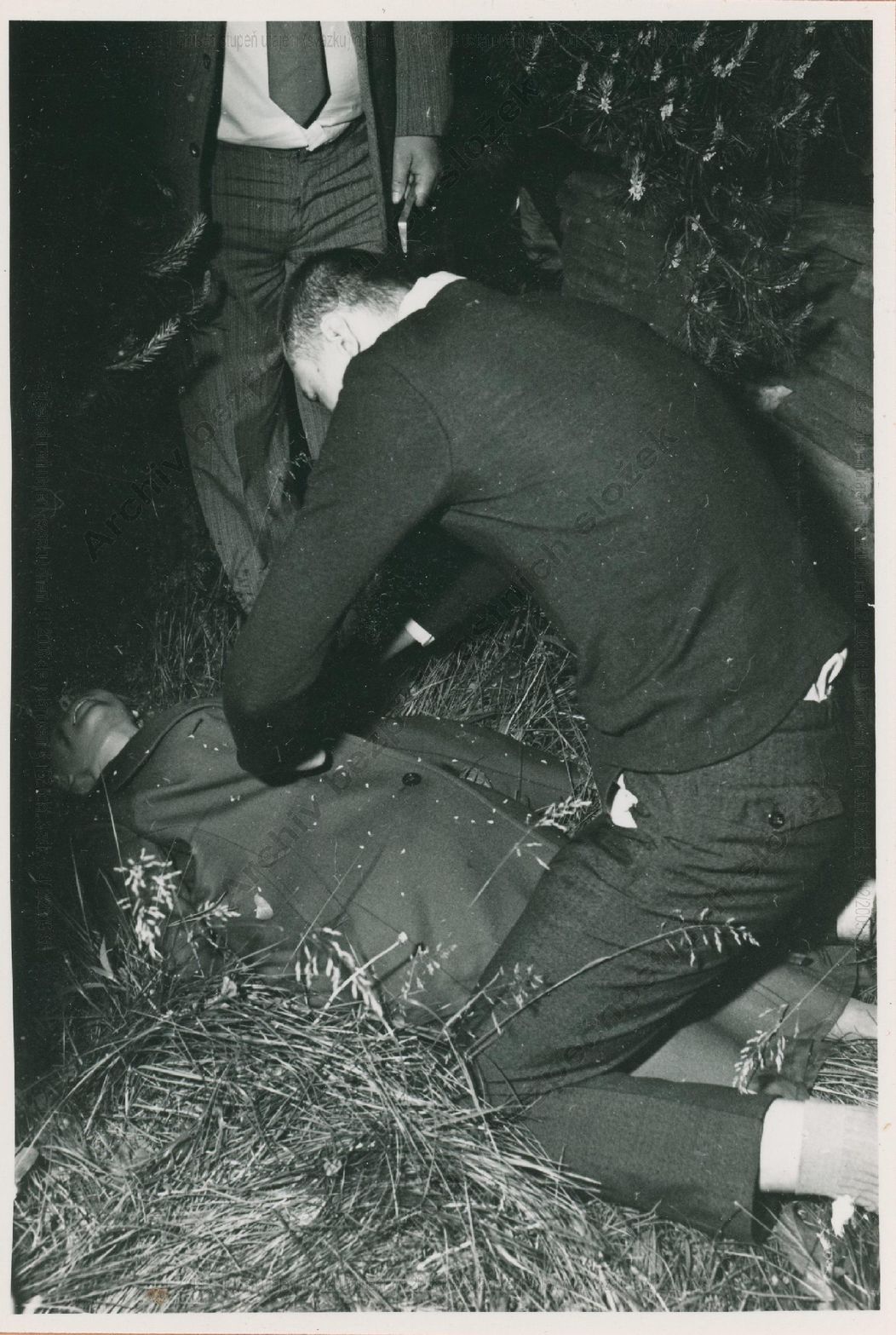 Zábery z reálnej rekonštrukcie vraždy v Brne, ktorá sa uskutočnila 29. 5. 1982