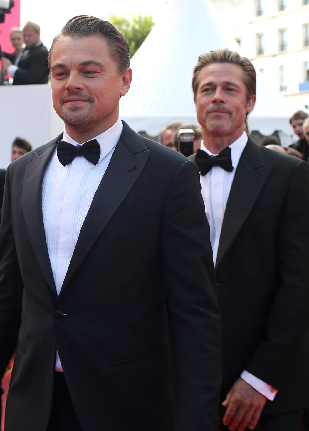 Brad Pitt, Leonardo DiCaprio a Quentin Tarantino spolu na červenom koberci v Cannes