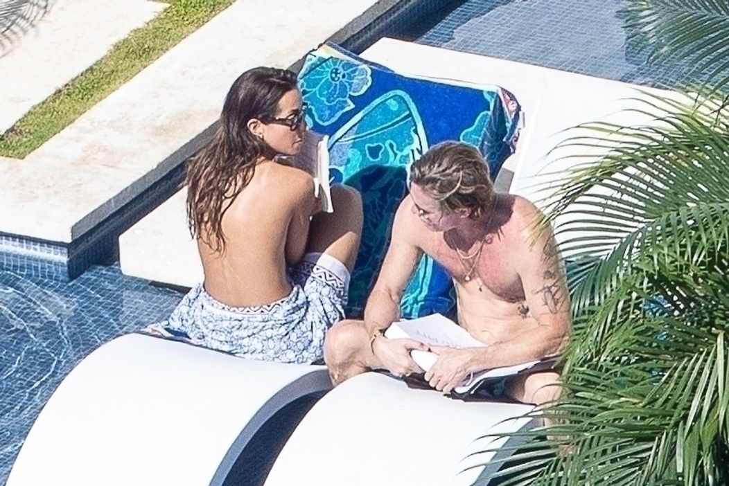 Brad Pitt a Ines de Ramon