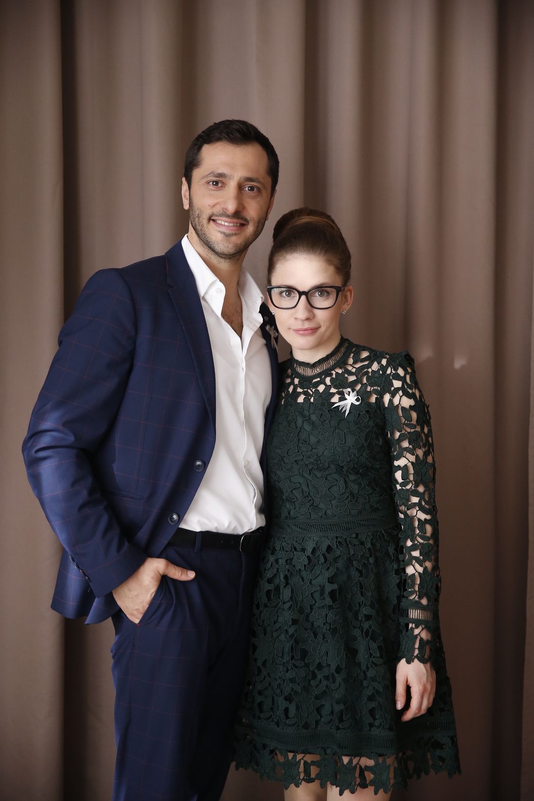 Ema s Alexom na svadbe Jara a Lindy