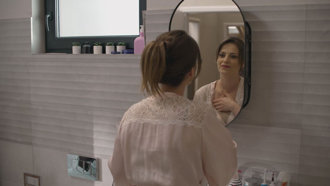 Naďa si našla hrčku na prsníku