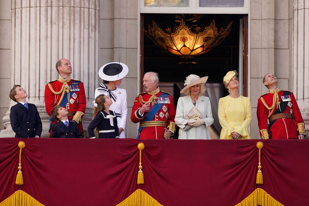 Princ a princezná z Walesu na Trooping the Colour
