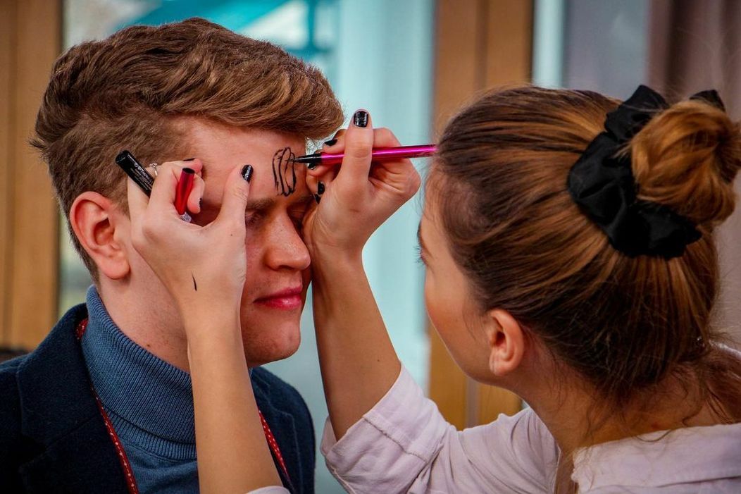 Oliver Oswald a Kristína Šišková v Teleráne.