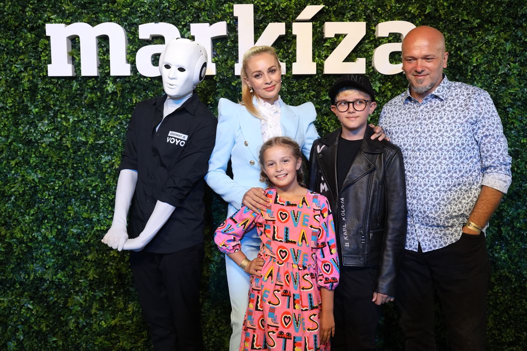 Media párty TV Markíza - Mária Čírová s rodinkou