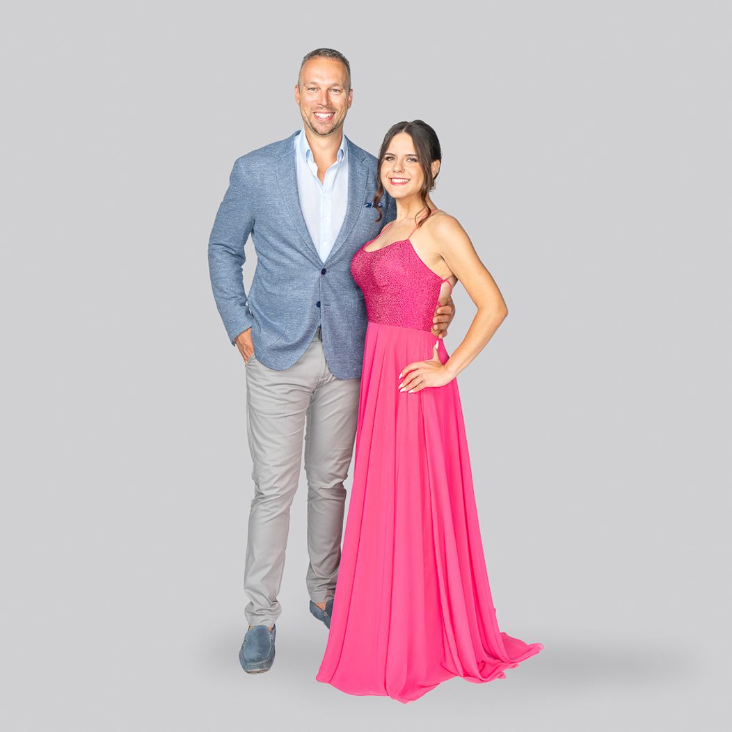 Martin Boháč s účastníčkou Extrémnych premien Vanesou Kupčovou.