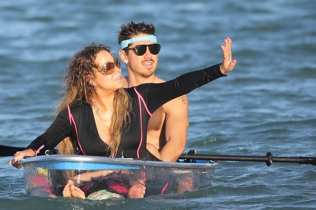 Mariah Carey dovolenkuje v Karibiku