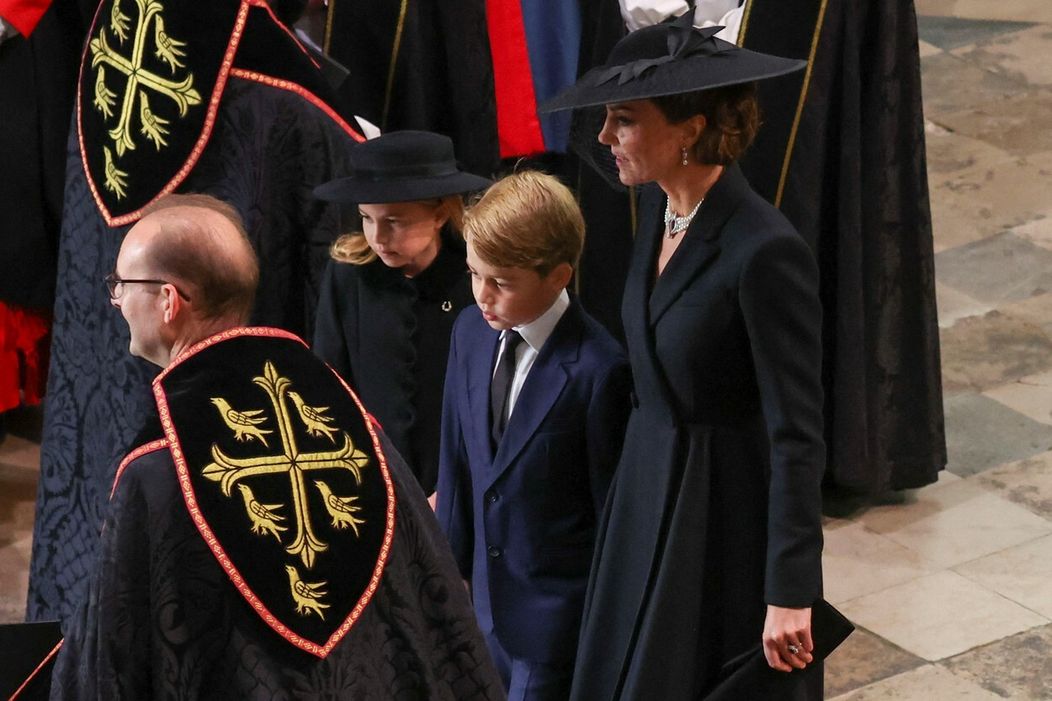 Princezná z Walesu na pohrebe