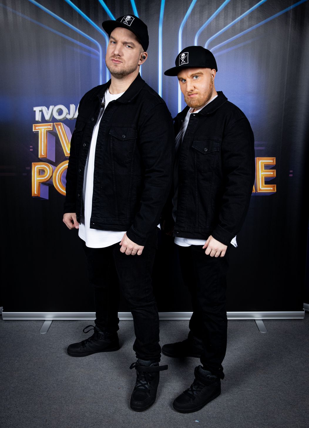 Lukáš Adamec a Barbora Piešová v maske ako Lukáša Adamca