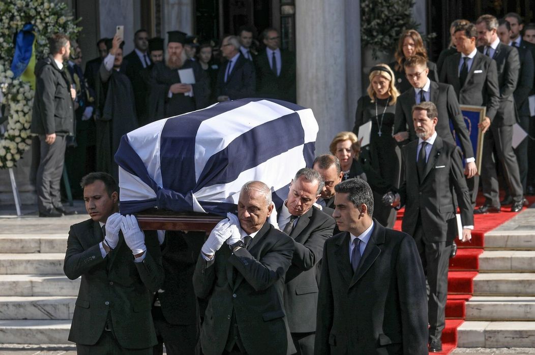 Pohreb gréckeho kráľa Konštantína II.