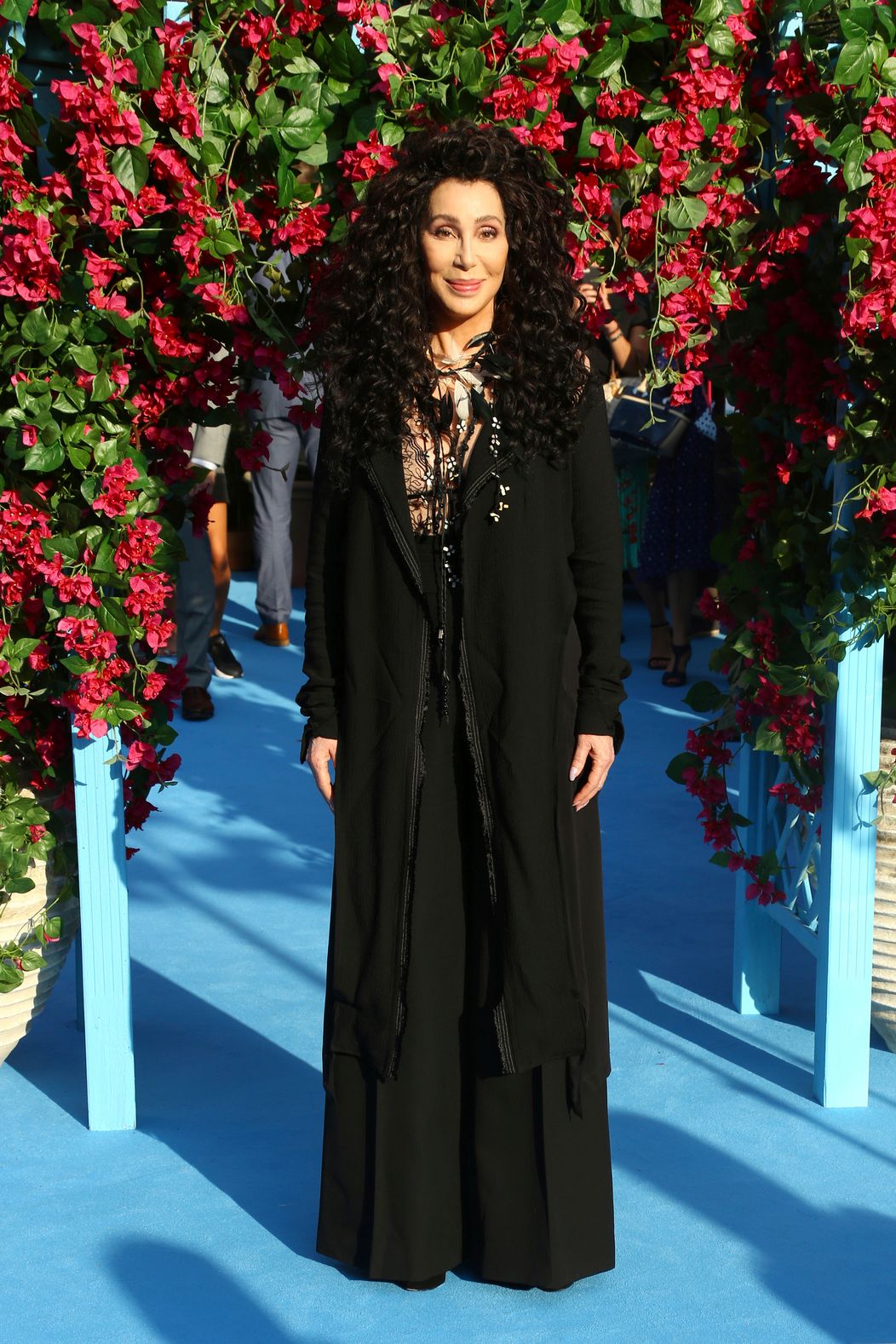 Cher na londýnskej premiére muzikálu Mamma Mia! Here We Go Again