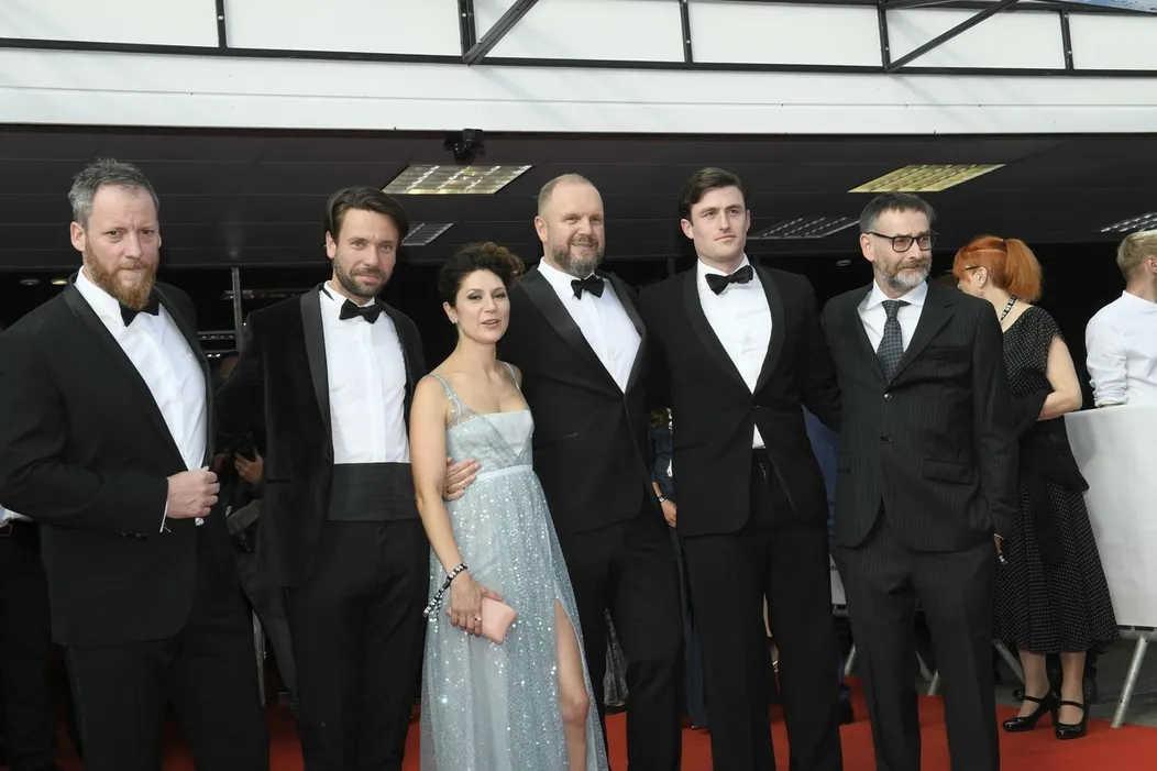 Martha Issová a David Ondříček na festivale v Karlových Varoch