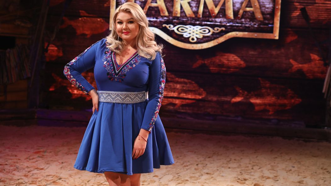 Evelyn počas finále Farmy X