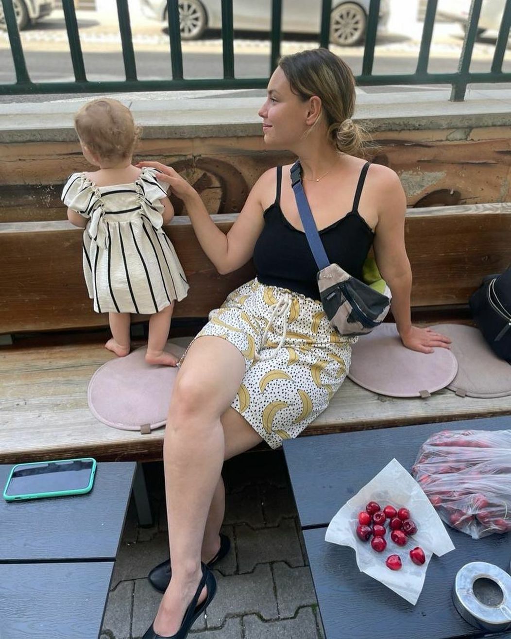 Dominika Kavaschová s dcérkou Maiou.