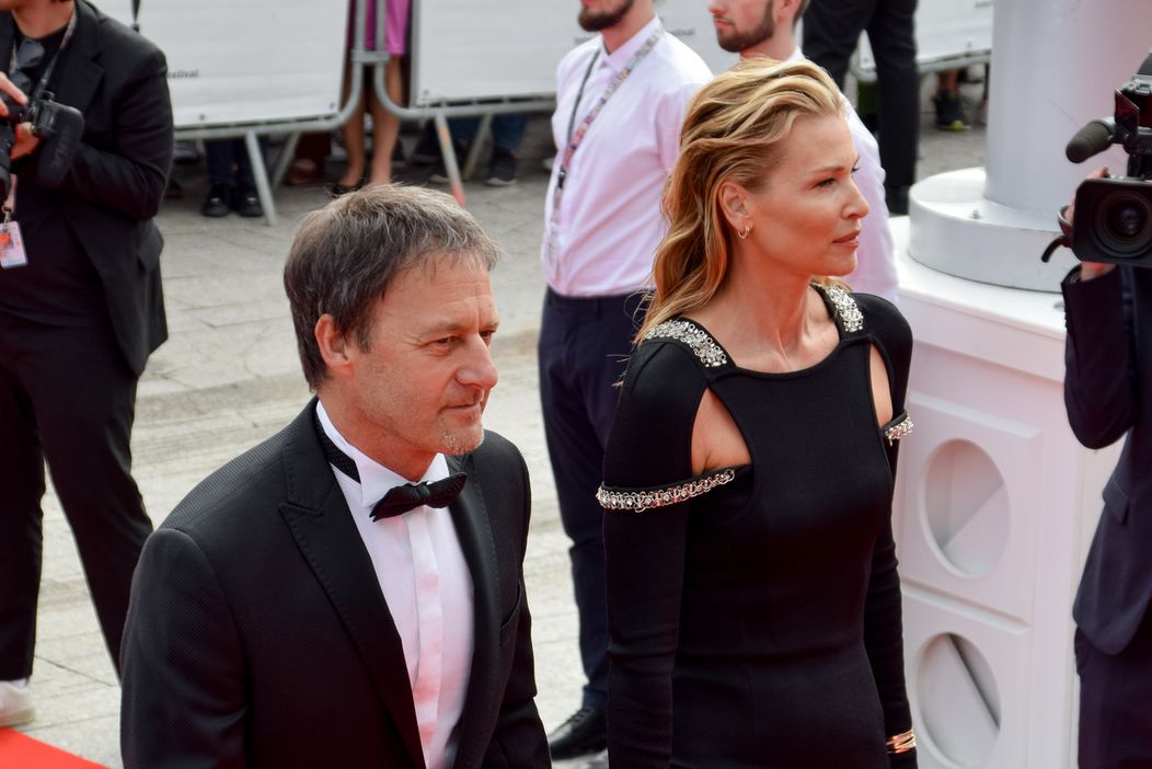 Pavol Habera a Daniela Peštová na záverečnom ceremoniáli 56. ročníka MFF KV
