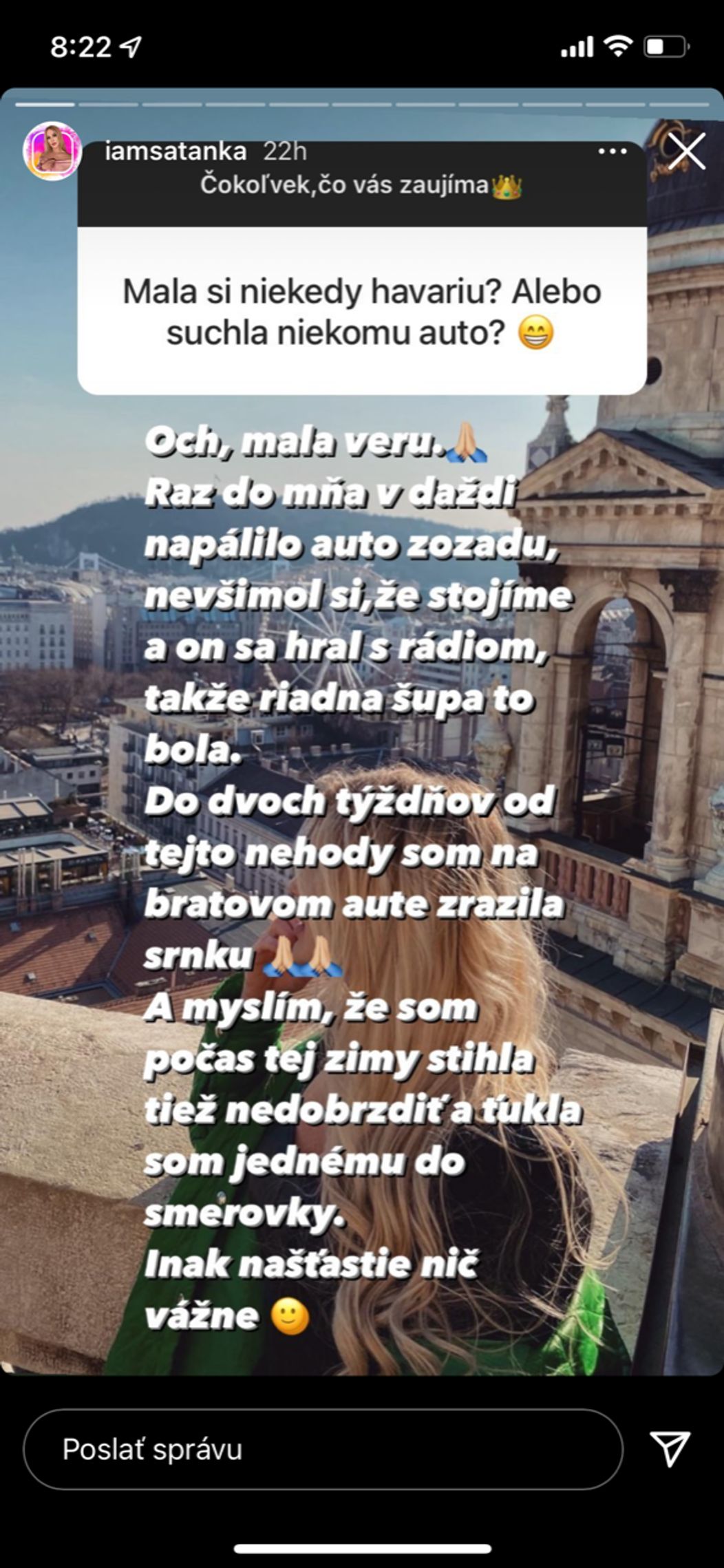 Stanka o autonehode