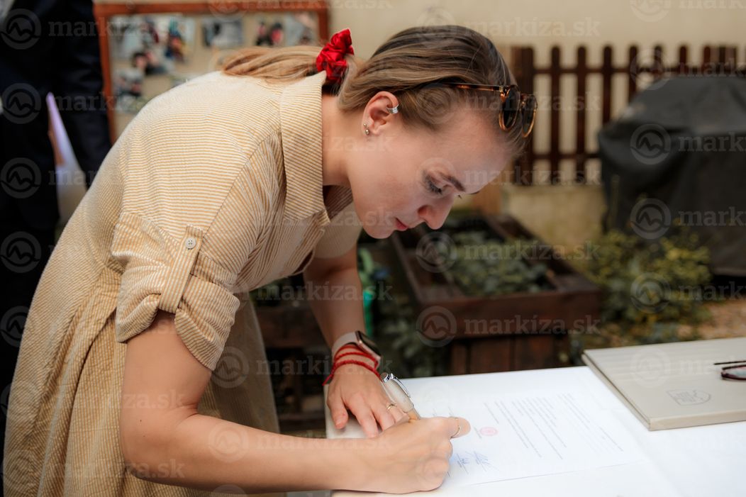 Tomášovi išla za svedka seriálová manželka Kristína Barancová Pírová