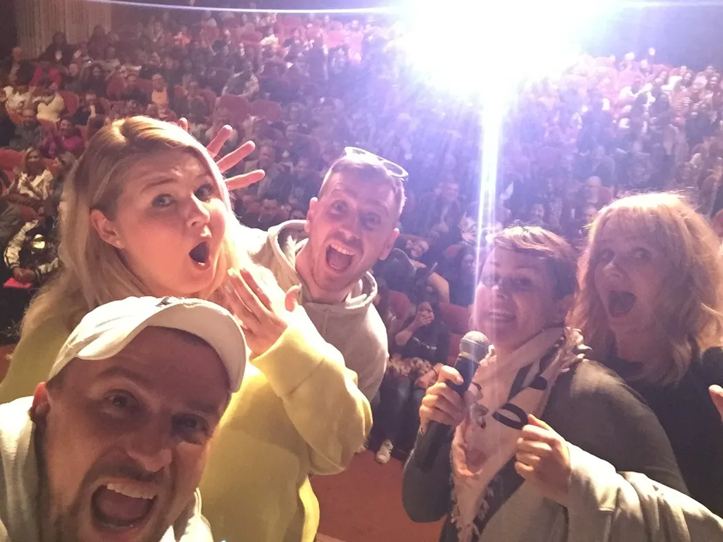Crazy selfie z premiéry Cuky Luky film
