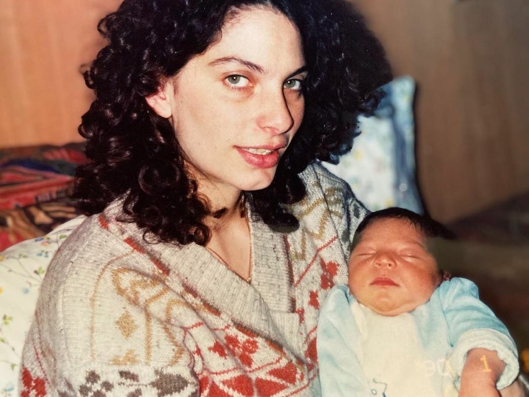 Malinký Giovanni s maminou