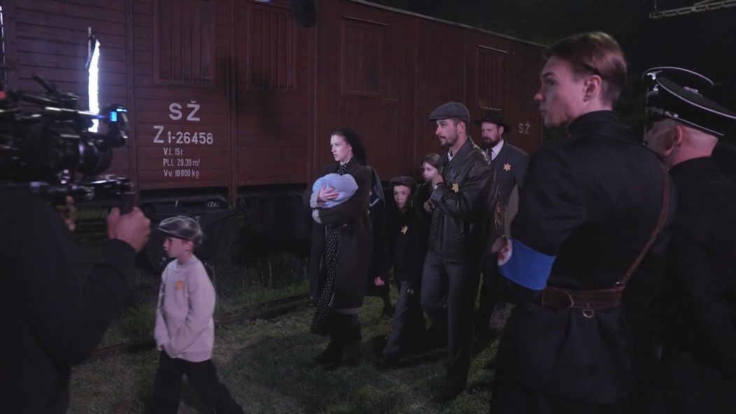 Zákulisie natáčania transportu Židov