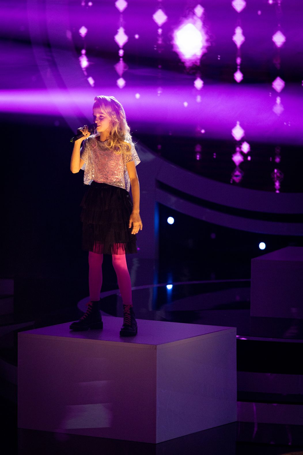 Zuzkina dcérka Salma ako Christina Aguilera