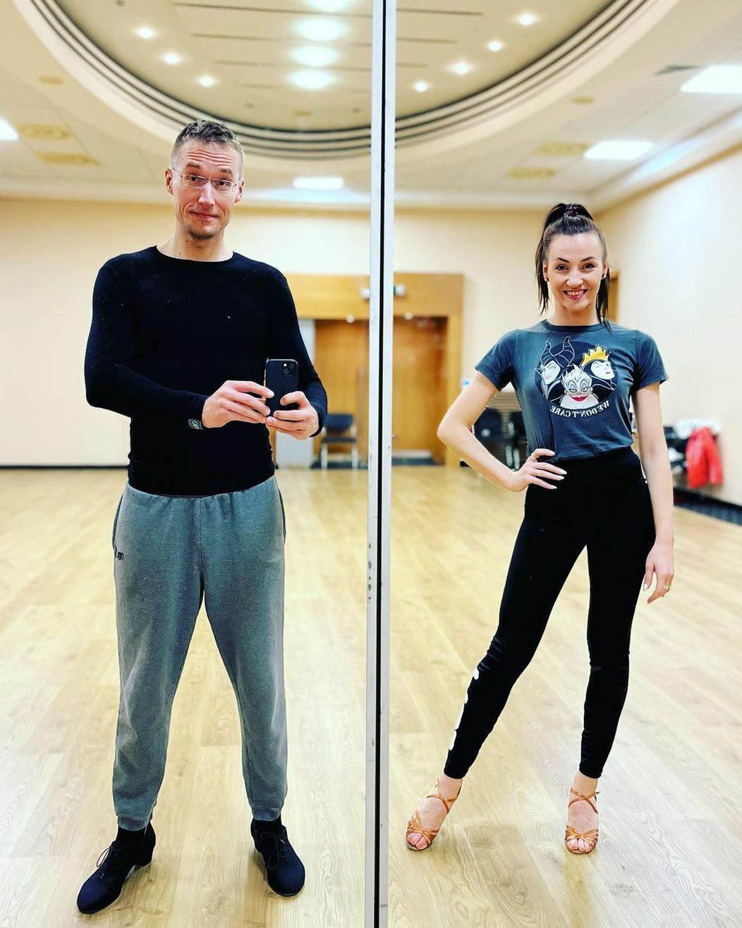 Michal Kovačič a Simona Brecíková na tréningu