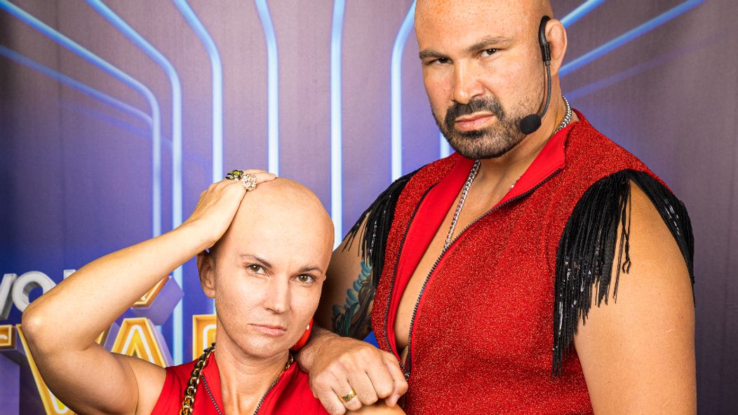 Viki Ráková a Attila Végh ako Right Said Fred
