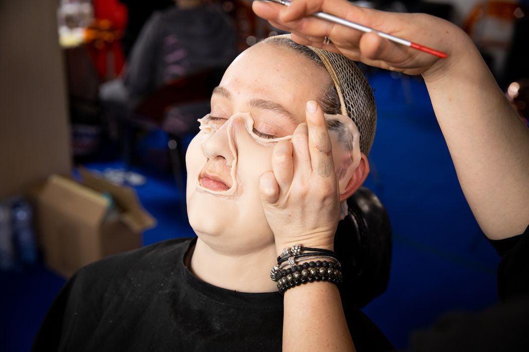 Martin Klinčúch v procese premeny na Adele.