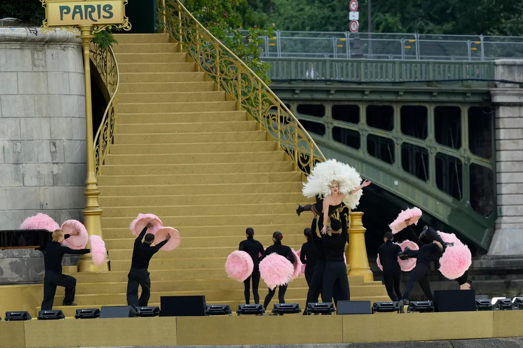 Lady Gaga na otváracom ceremoniáli na letných olympských hrách v Paríži
