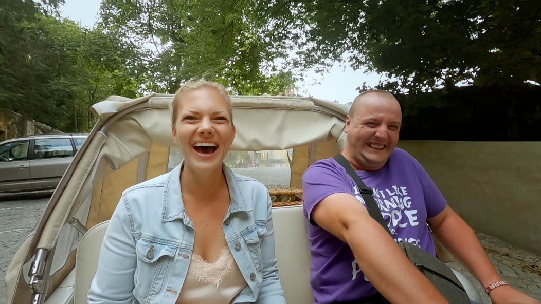 Simona a Radek na svadobnej ceste