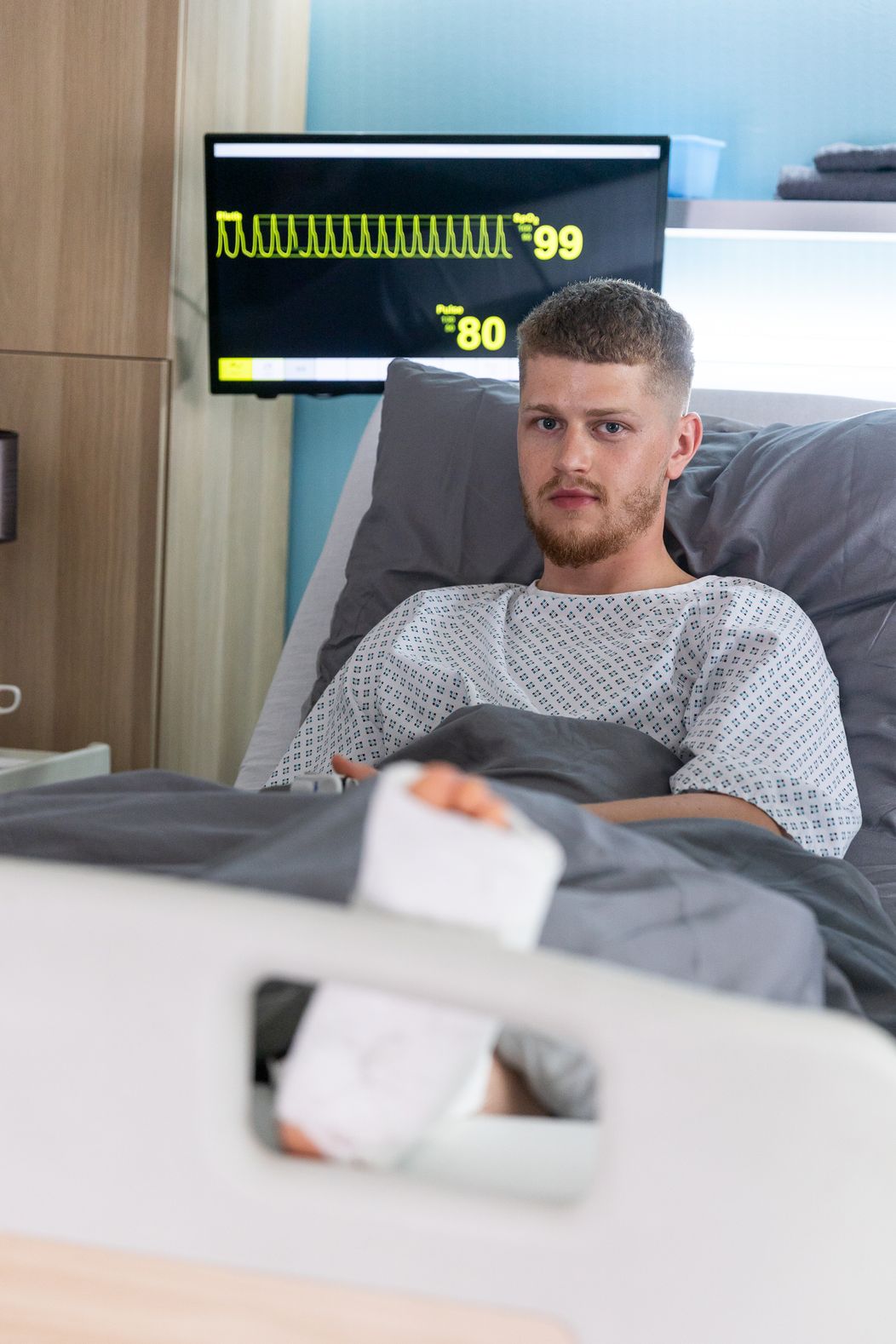 Oliver Oswald na nakrúcaní šiestej epizódy Druhej šance.