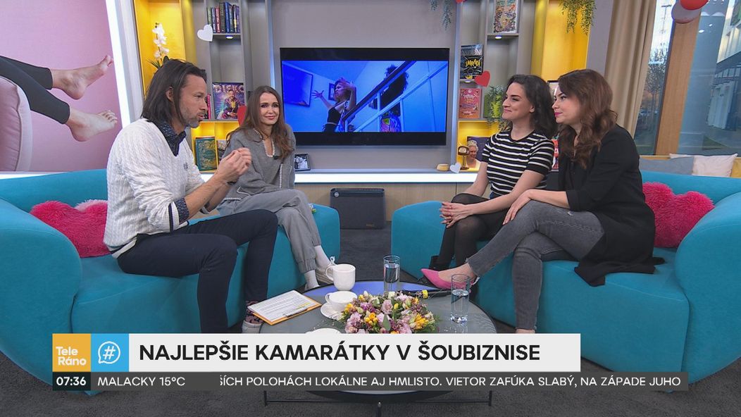 Dominika Kavaschová a Andrea Bučko v Teleráne